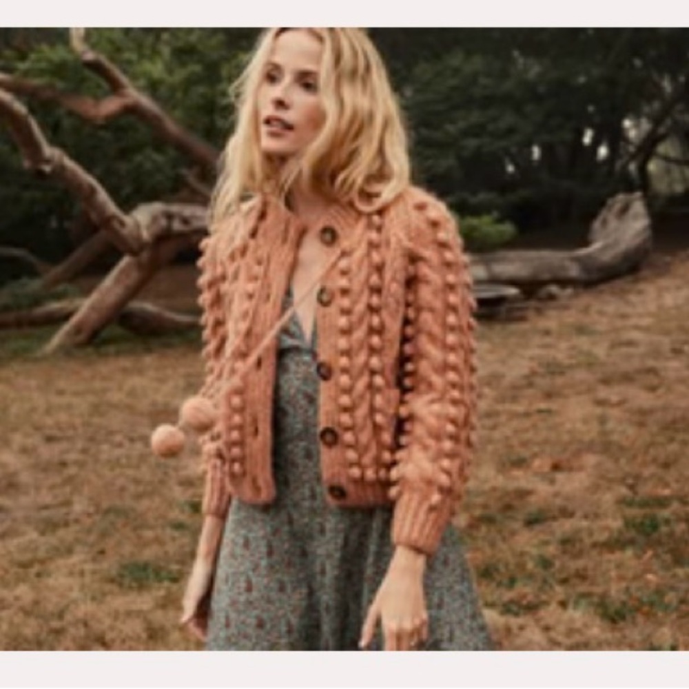 Dôen Pomme Sweater Cardigan / Ember / XS